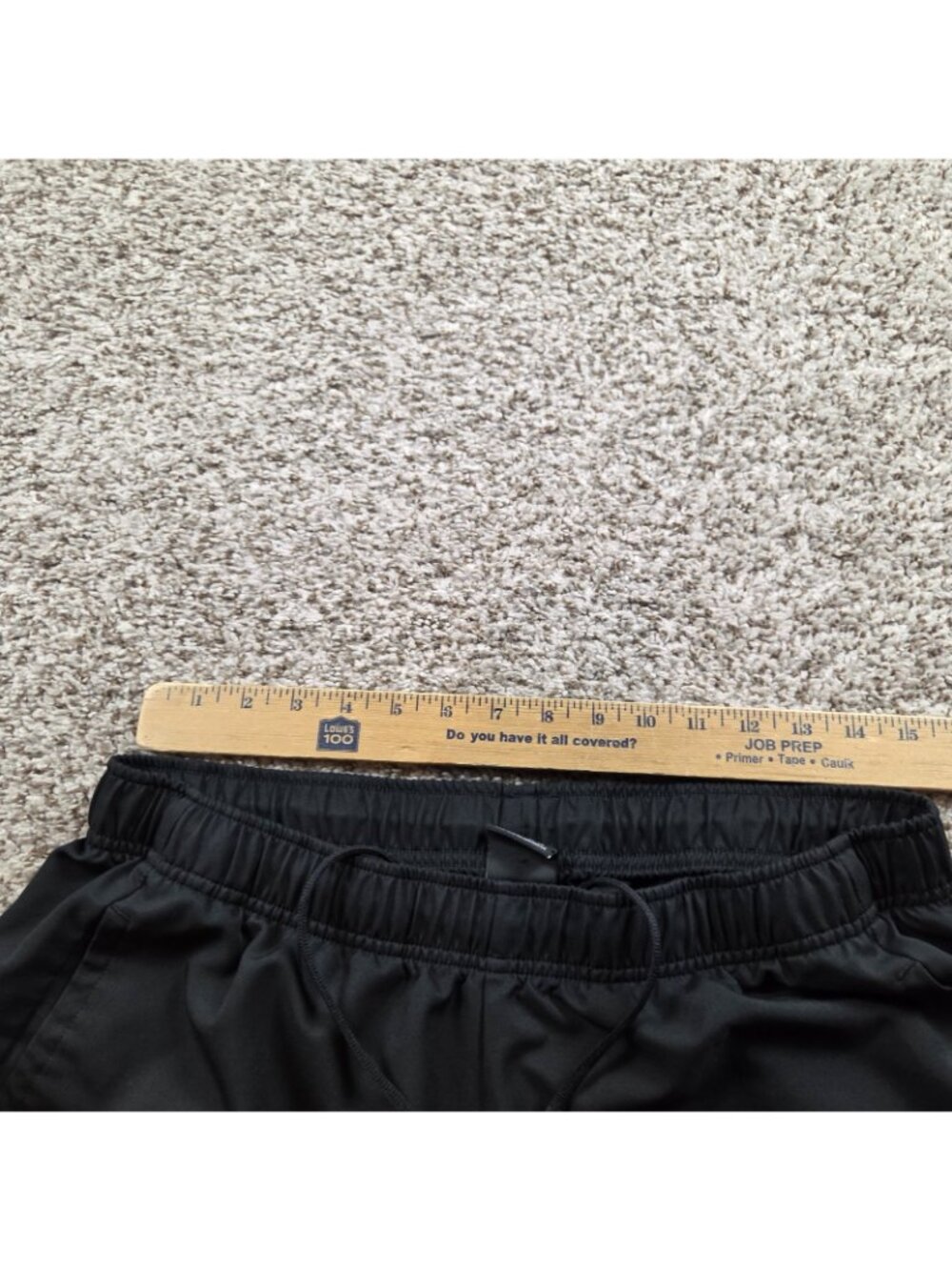 Nike Pants Mens XL Black Woven Training Athletic Straight Stretch Lightweight - Picture 2 of 7